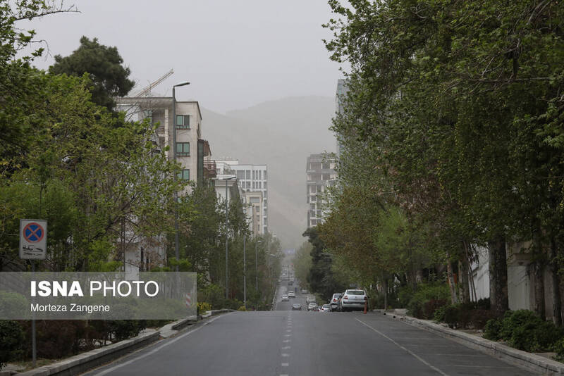 هوای تهران در شرایط نارنجی 1 هوای تهران در شرایط نارنجی