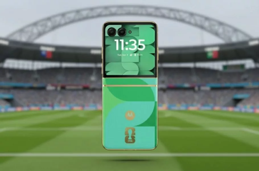 موتورولا نسخه ویژه Razr 50 را برای جام جهانی 2026 معرفی میکند 1 موتورولا نسخه ویژه Razr 50 را برای جام جهانی 2026 معرفی میکند